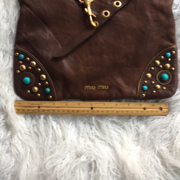 ✅️SOLD✅️Host Pick x2 MIU MIU/PRADA Leather Bag w/dust bag - Picture 15 of 17